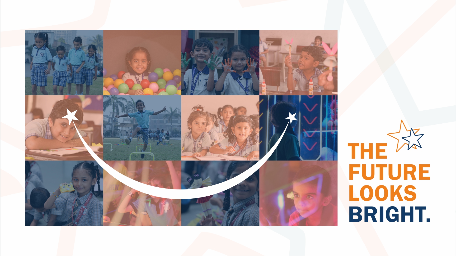 The Radiant International School branding image